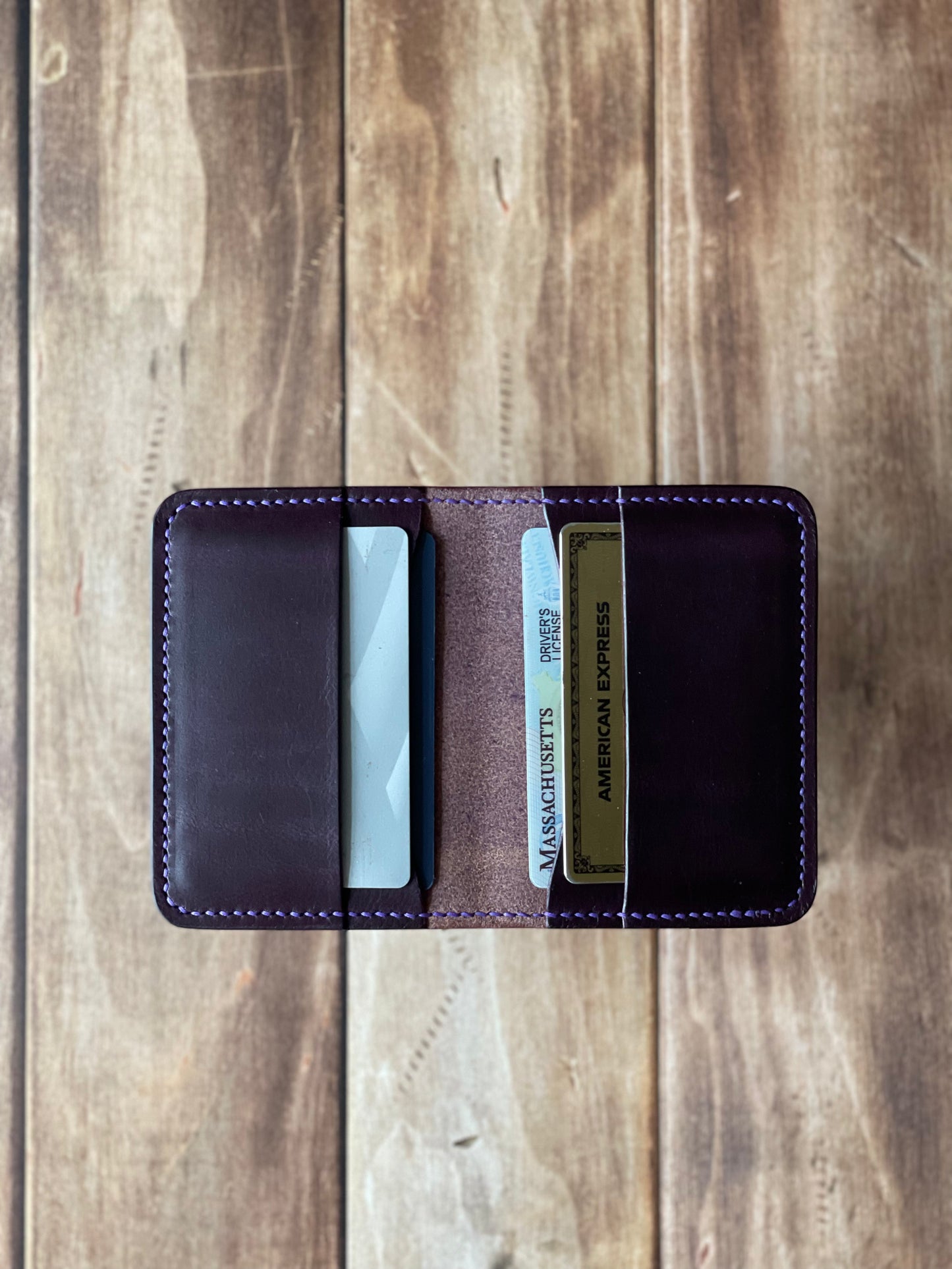 Bi-fold Cardholder - Purple