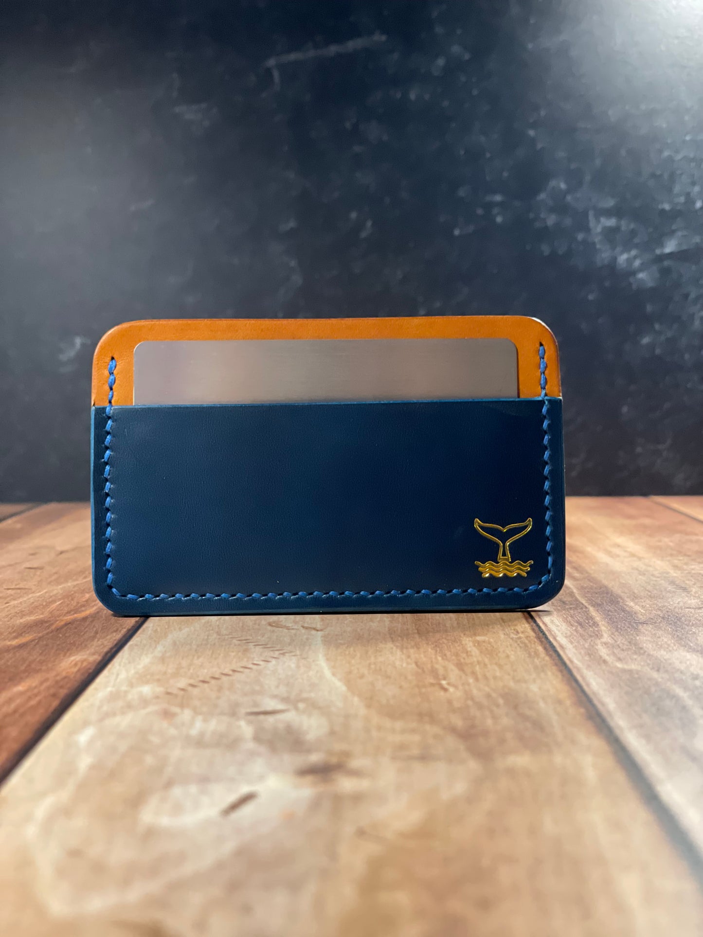 Cardholder - Blue & Olmo