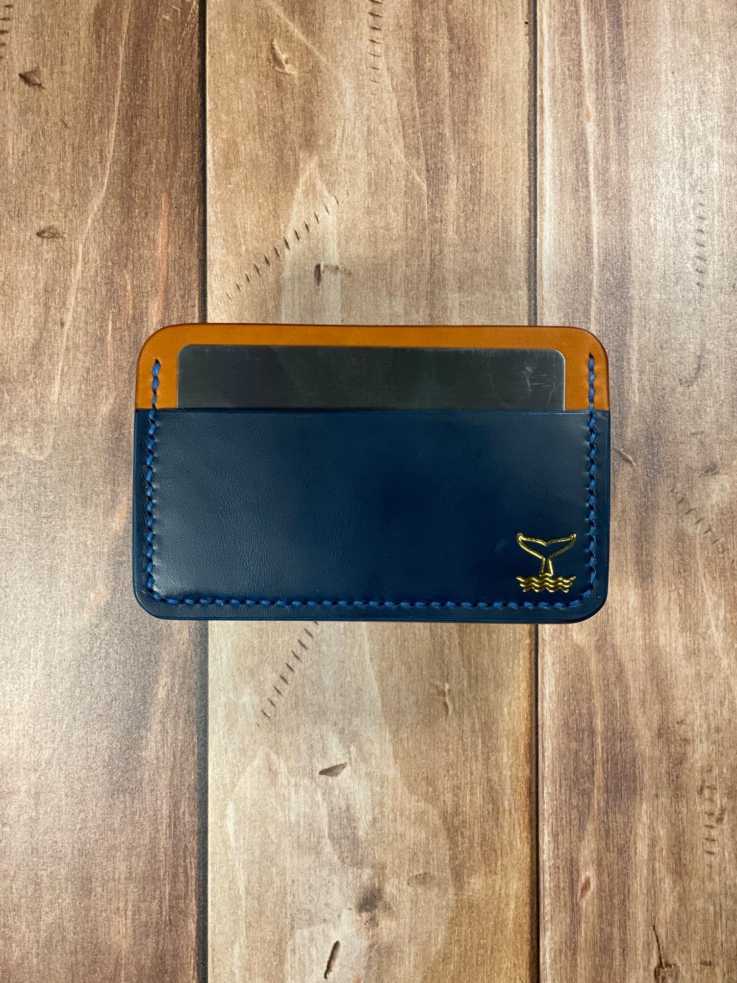 Cardholder - Blue & Olmo