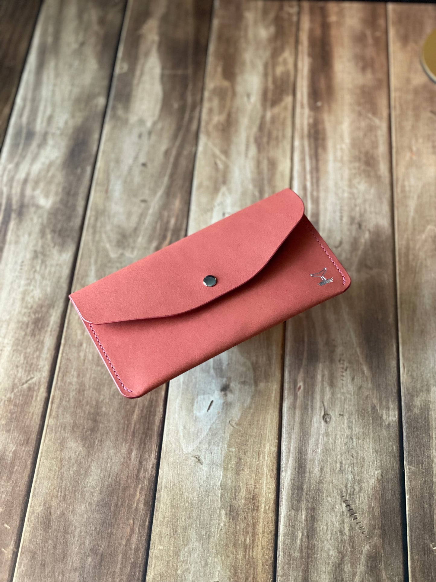 Envelope Wallet - Coral