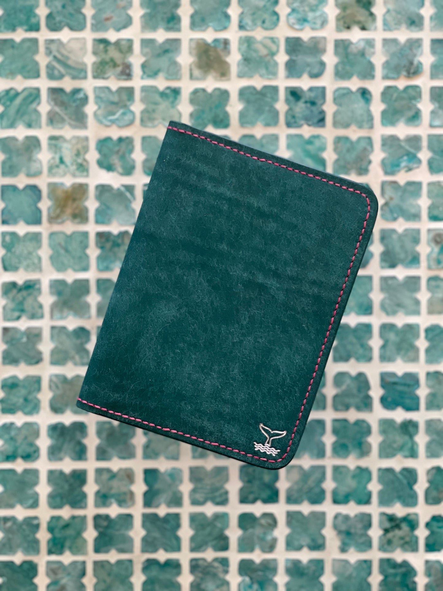 Passport Cover (Turquoise/Coral)