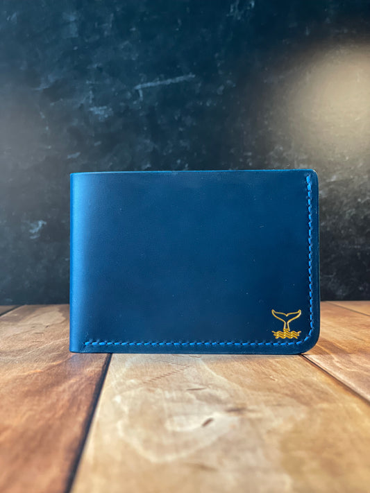 Bi-fold Wallet Blue & Olmo